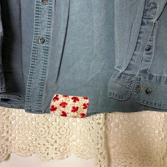 3XL Green denim Canada Chore Shirt