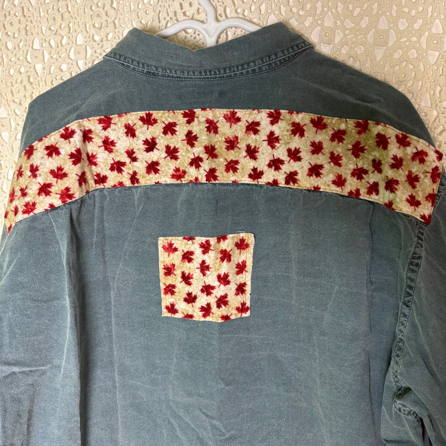 3XL Green denim Canada Chore Shirt