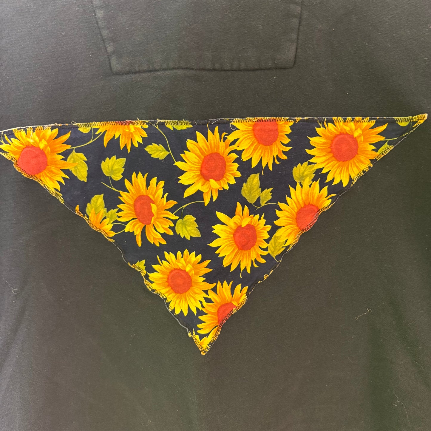 L/XXL Navy Sunflower Quarter Zip