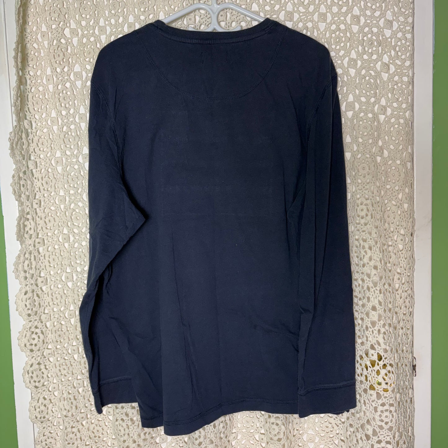 L/XL Navy Canada Patch Long Sleeve