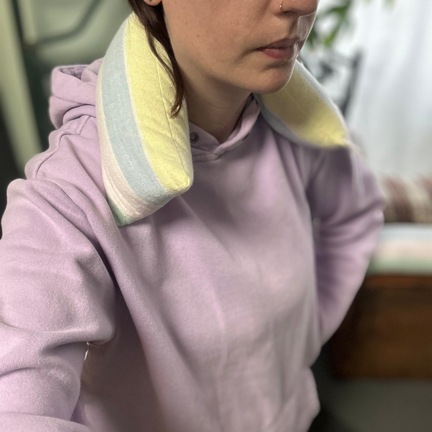 Red Flower Long Heat Pad