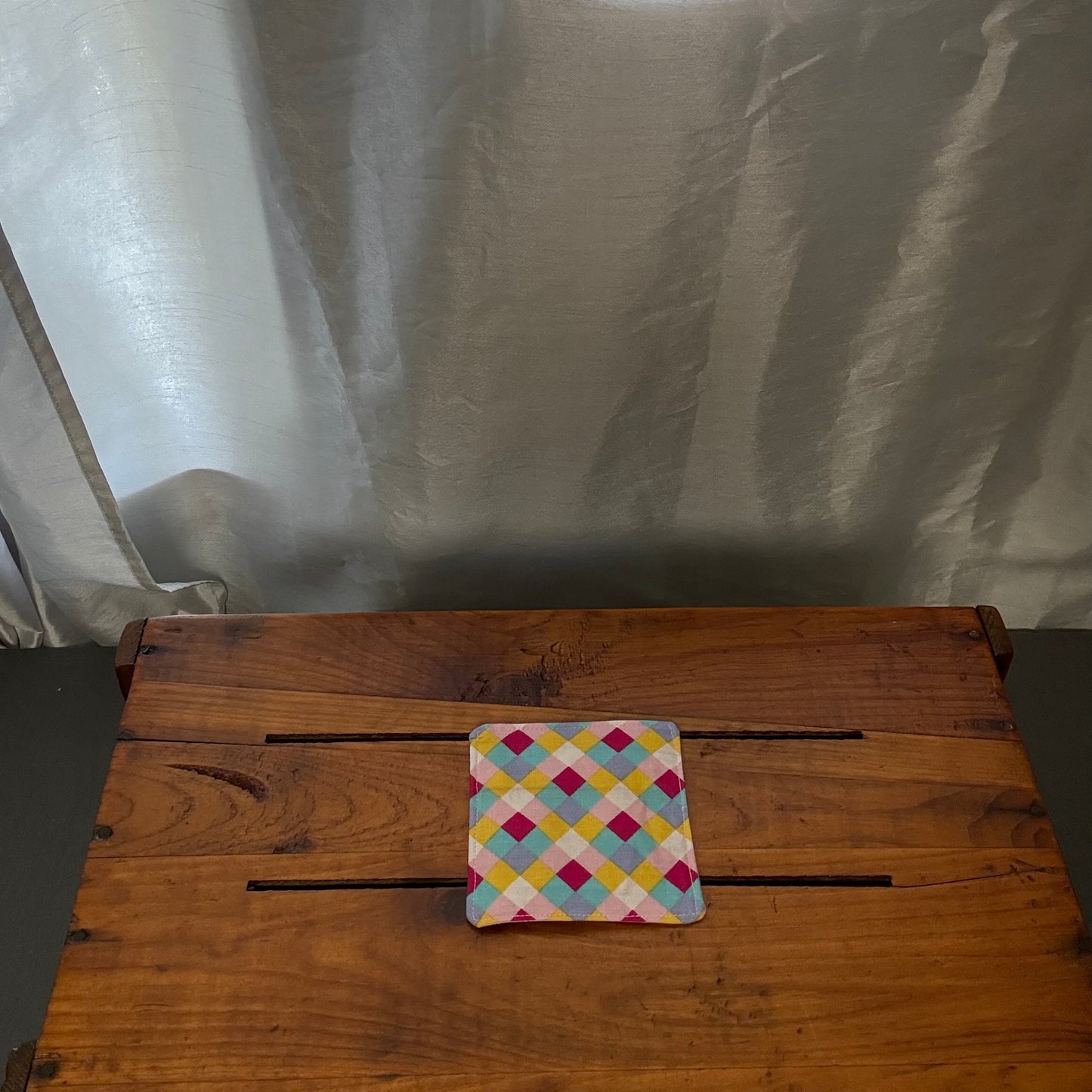 Pink Checker Bookmark