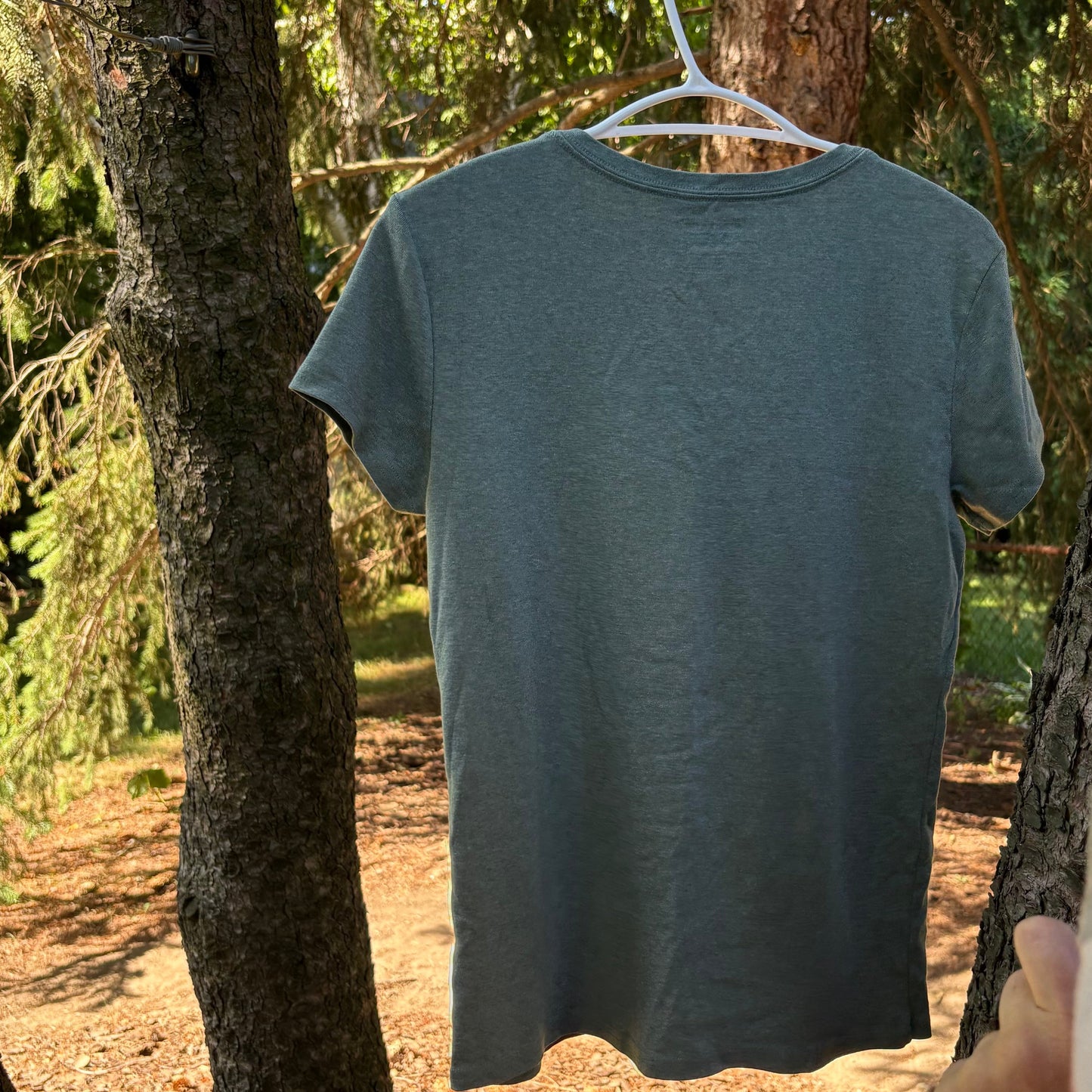 L Green Mickey Patch Tee