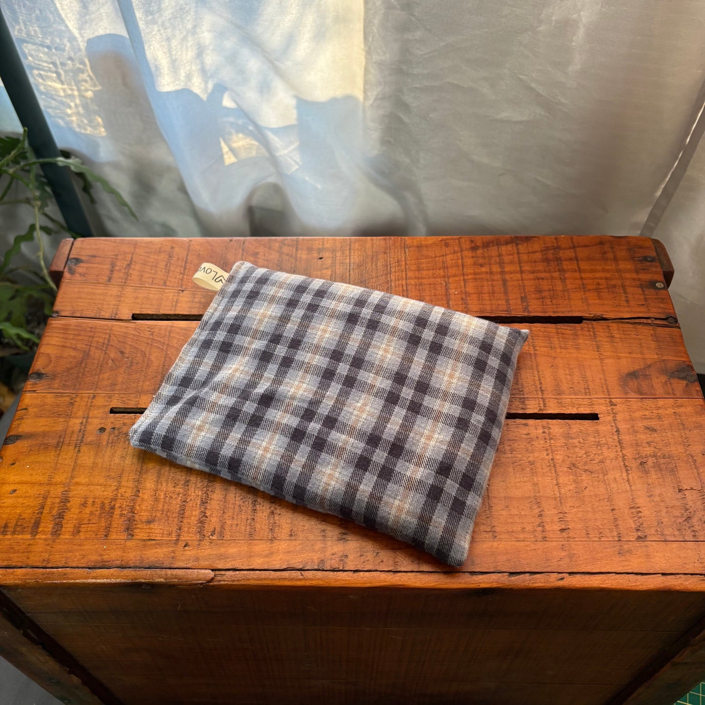 Blue Plaid Small Heat Pad