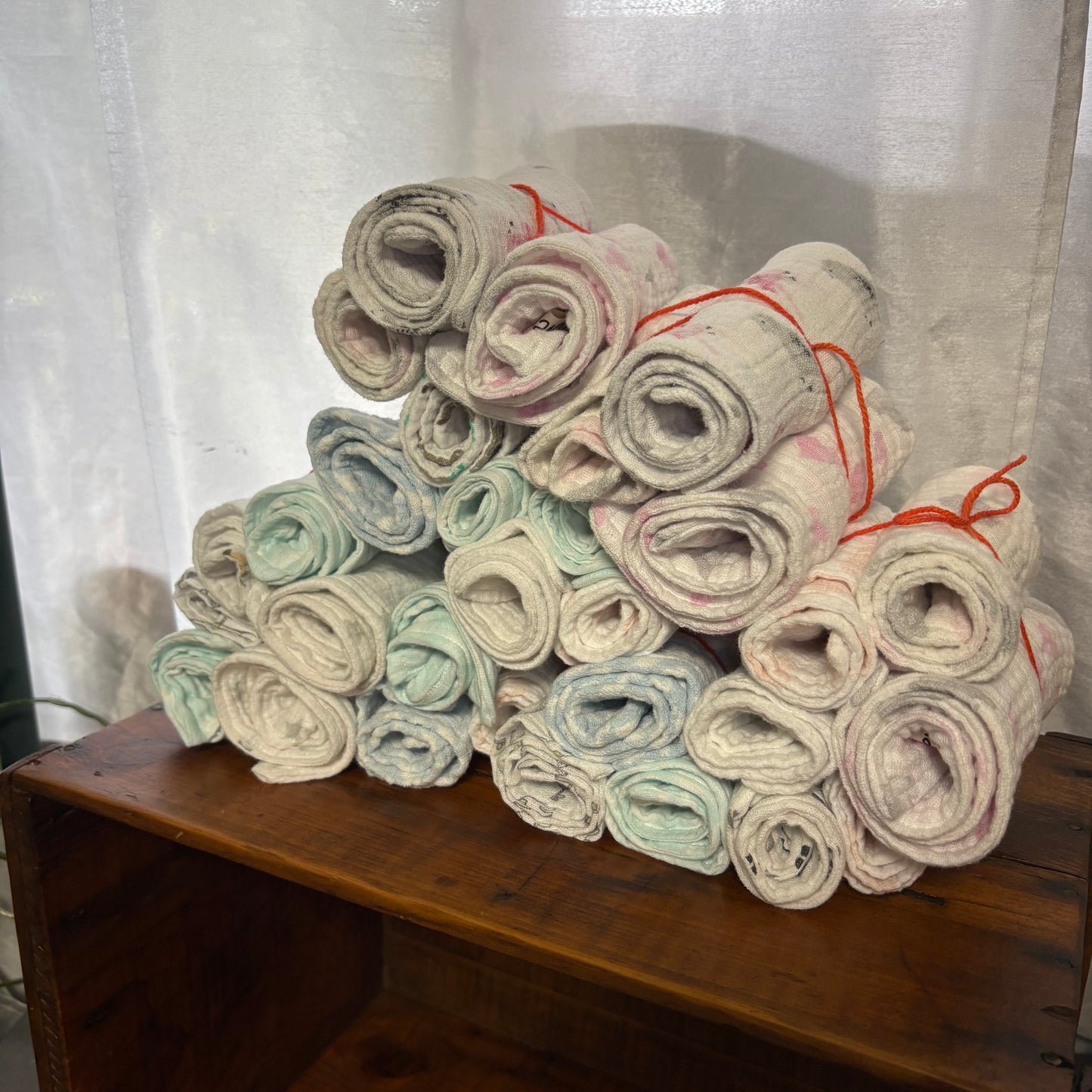 Hearts+Clouds+Dots BabyBurp Cloth Bundle