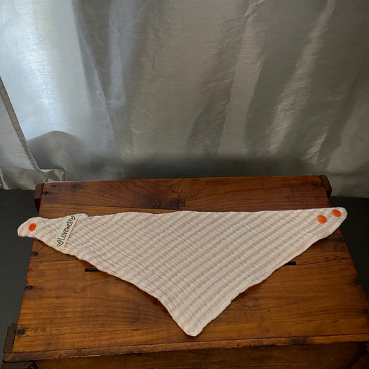 Orange Stripe Bib