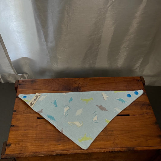 Blue Dinosaur Bib