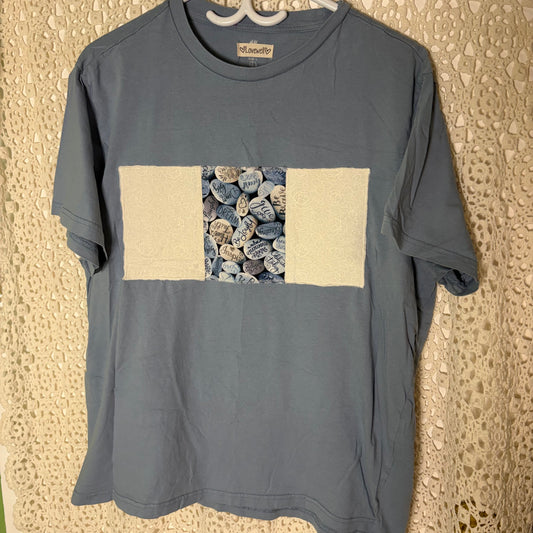M/L Inpired Rocks Patch Tee