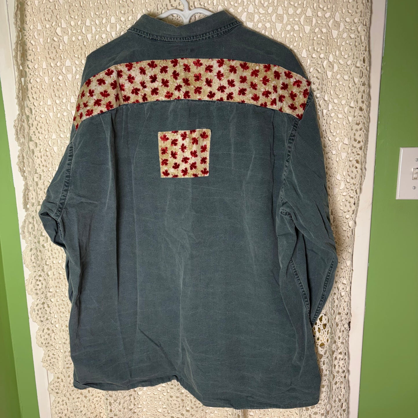 3XL Green denim Canada Chore Shirt