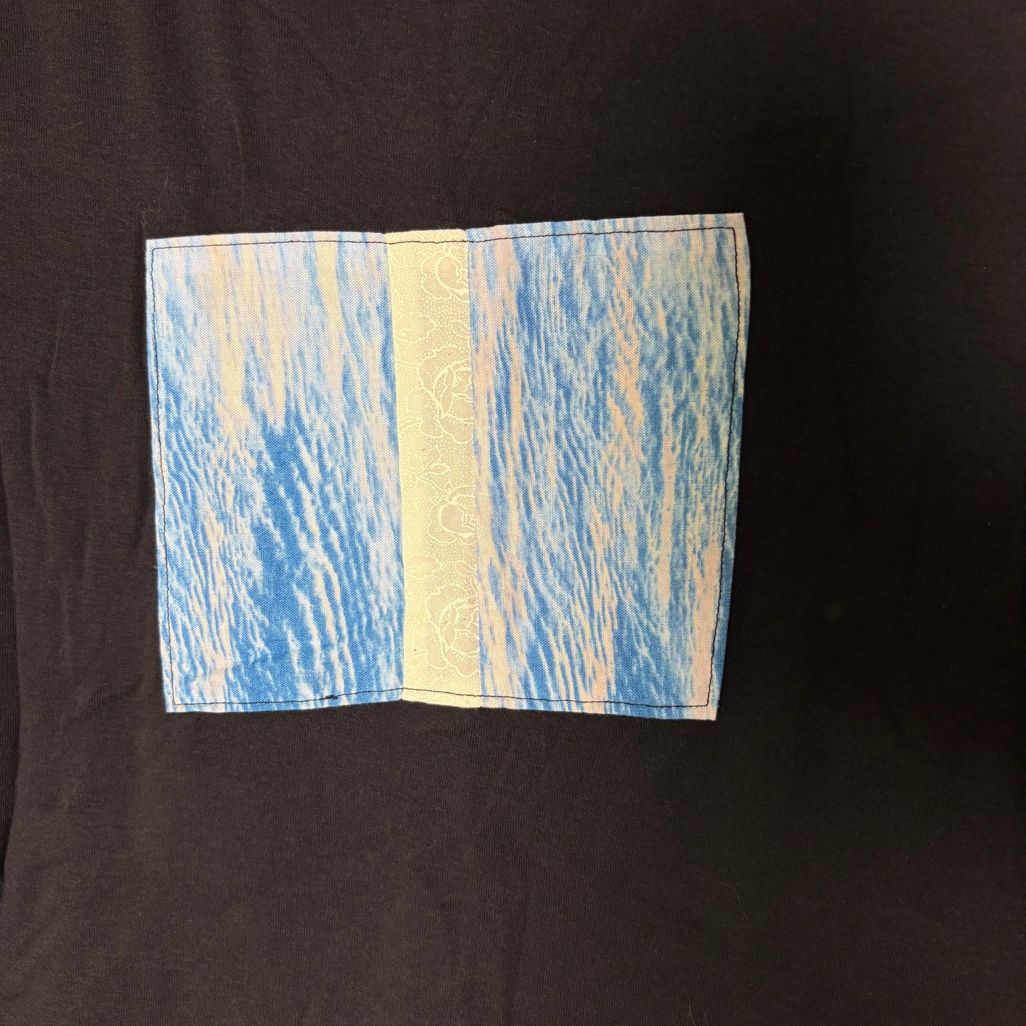 Black Waves Patch Tee