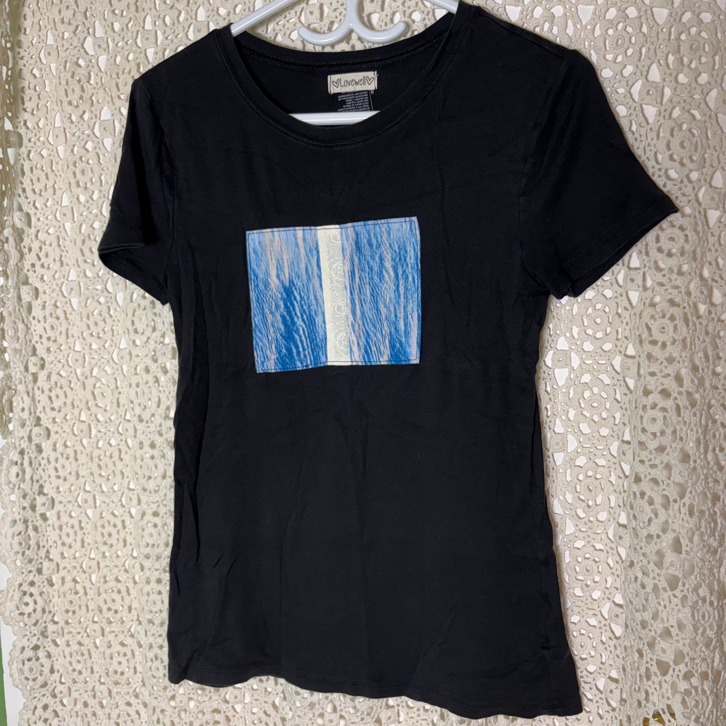 Black Waves Patch Tee