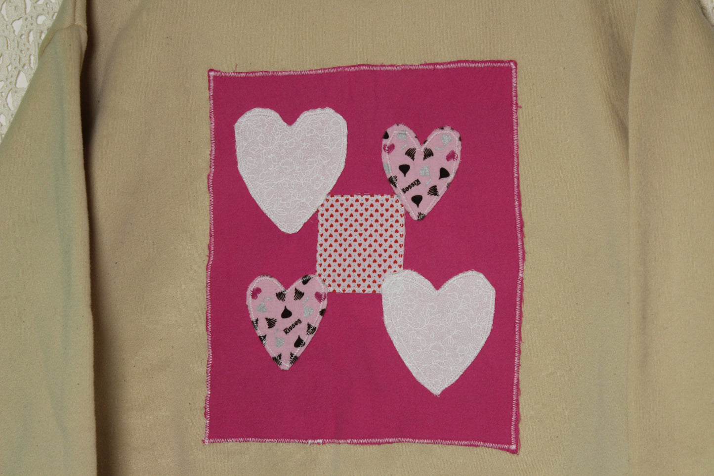L Hearts Patch Sweater