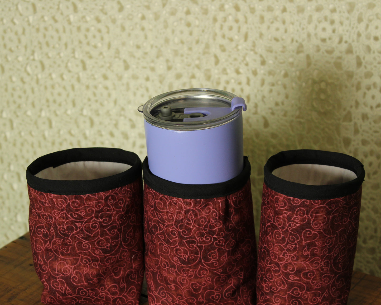 Red Hearts Cup Cozys