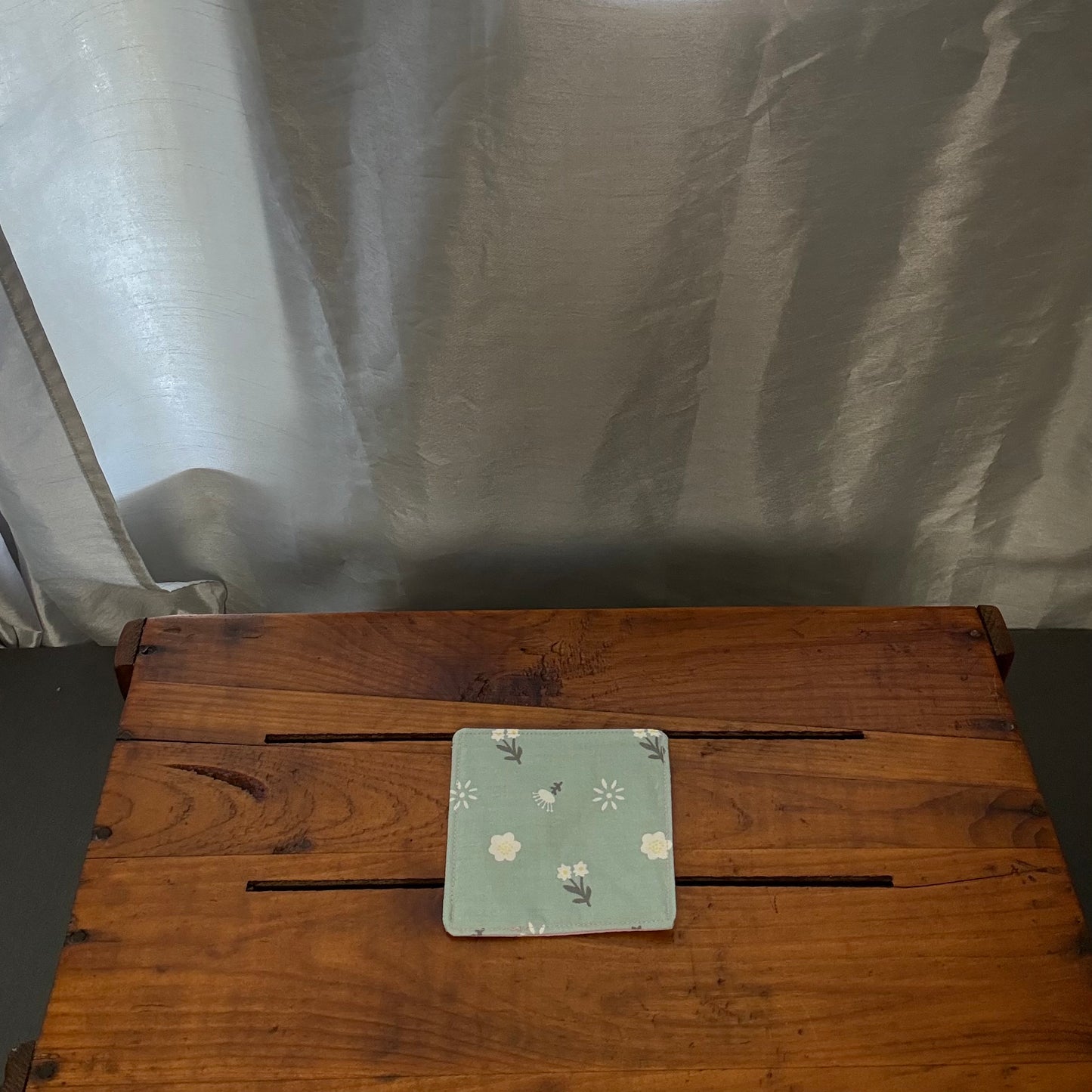 Pink+Green Floral Bookmark