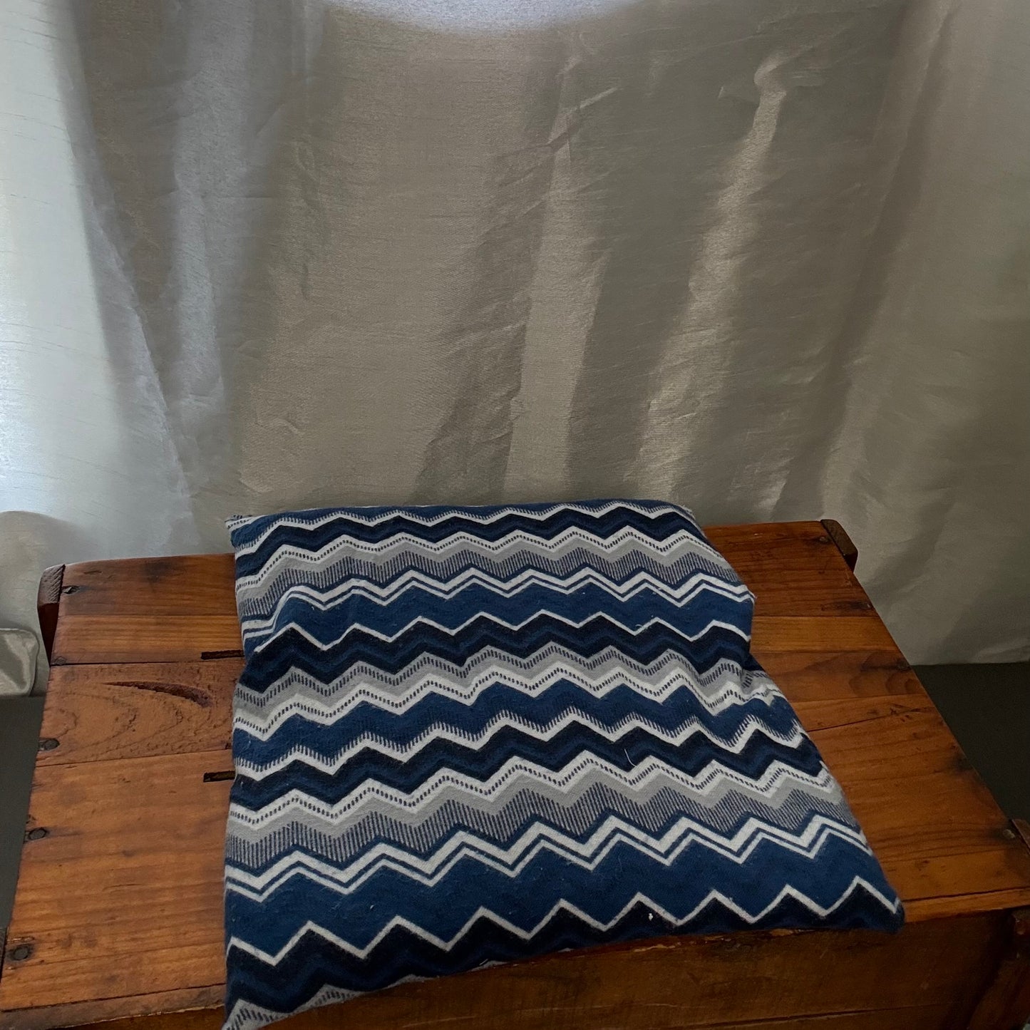 Blue Chevron Lap Heat Pad