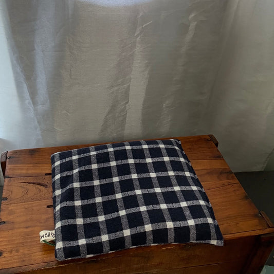 Navy Checker Lap Heat Pad