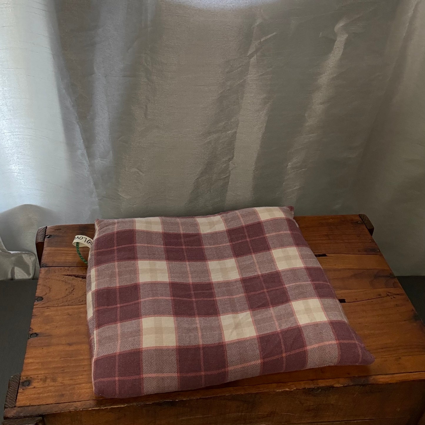 Pink Plaid Lap Heat Pad