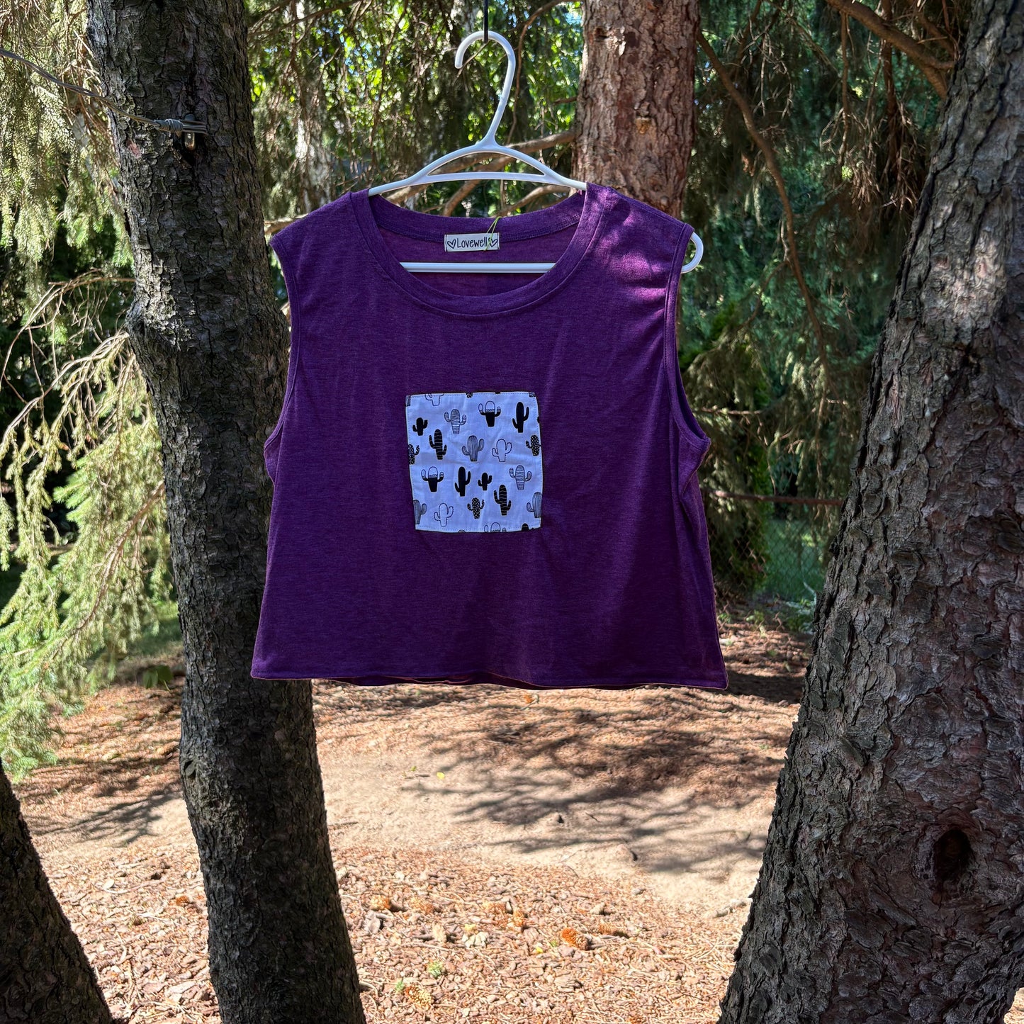 S/M Purple Cactus Patch Tank