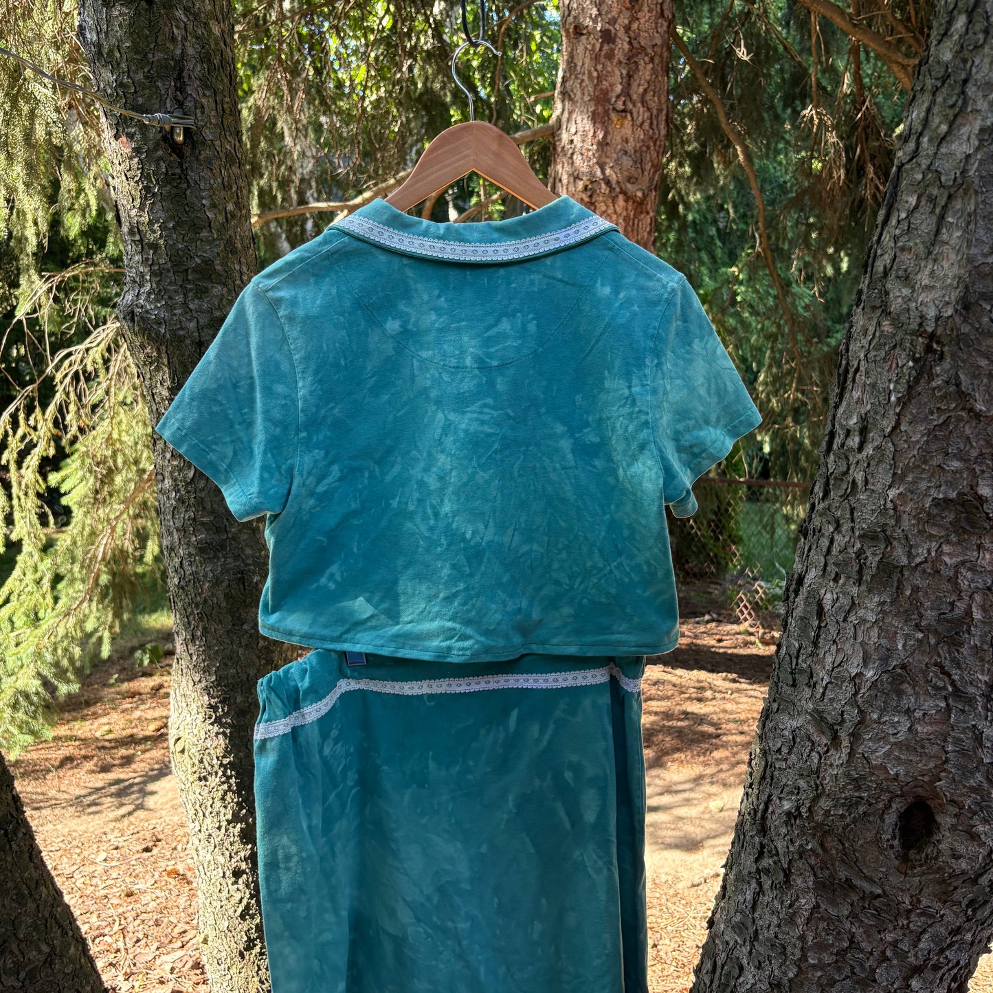 XL Turquioise Lace Set