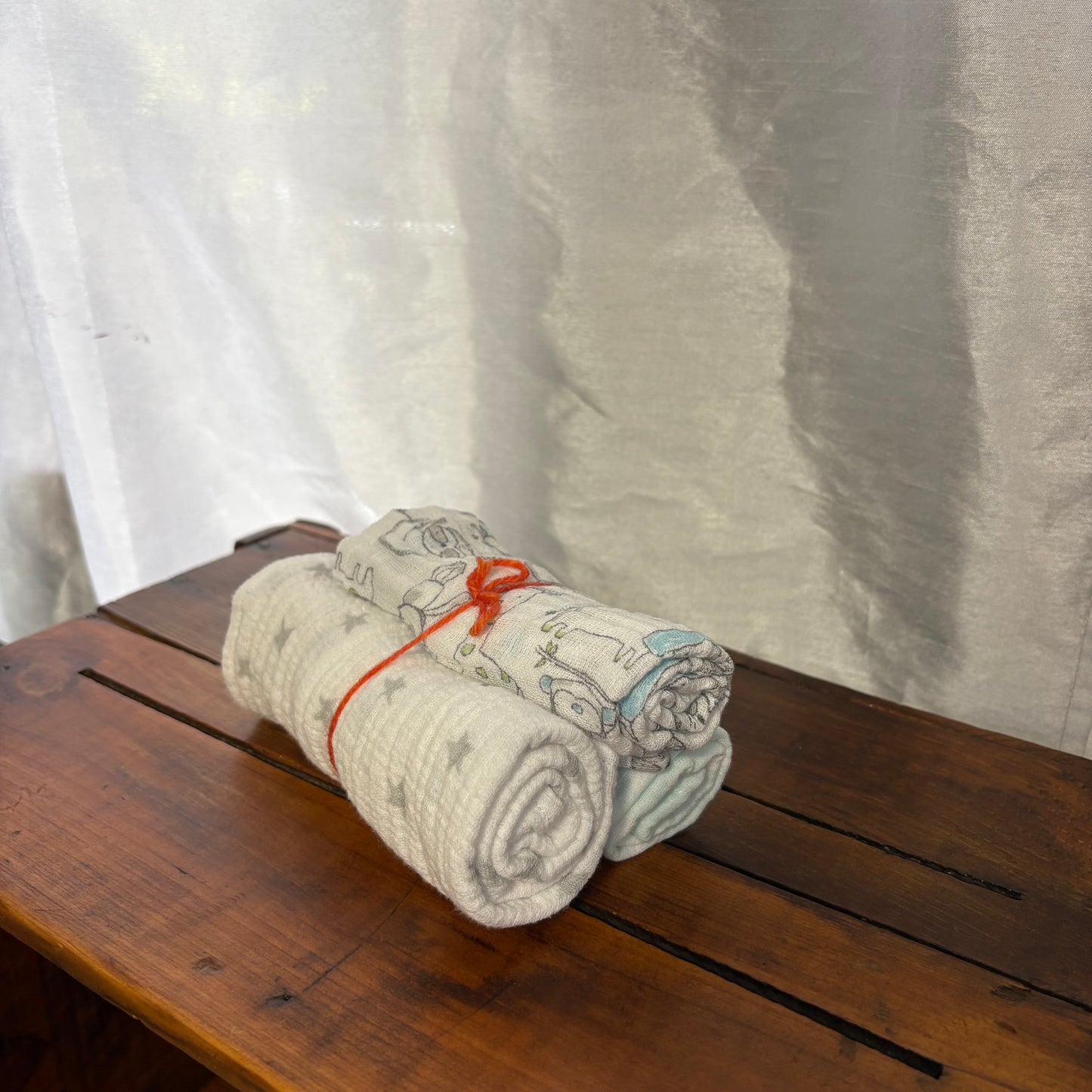 Clouds+Animals+Stars Baby Burp Cloth Bundle