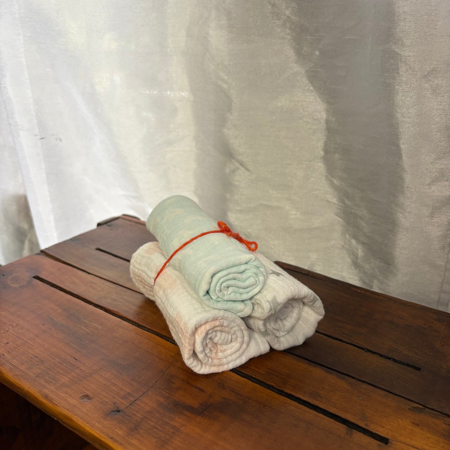 Clouds+Stars Baby Burp Cloth Bundle