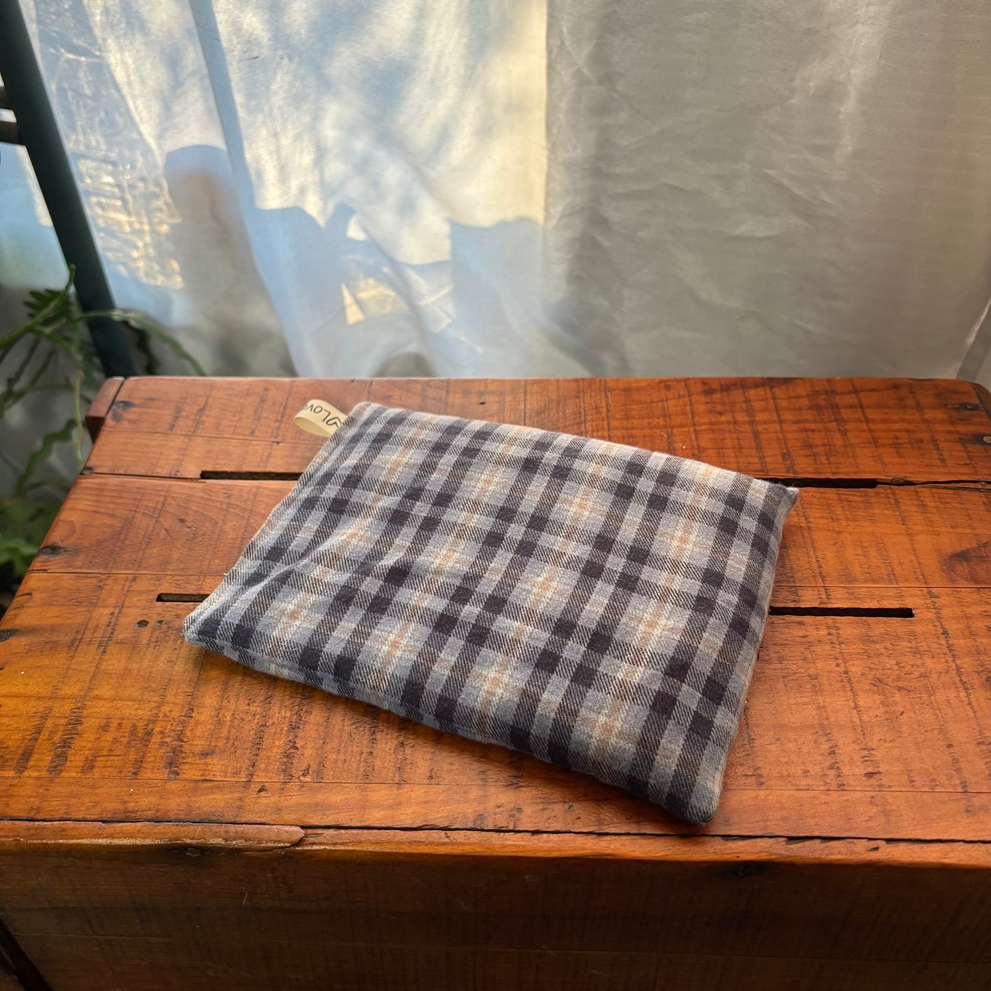 Blue Plaid Small Heat Pad
